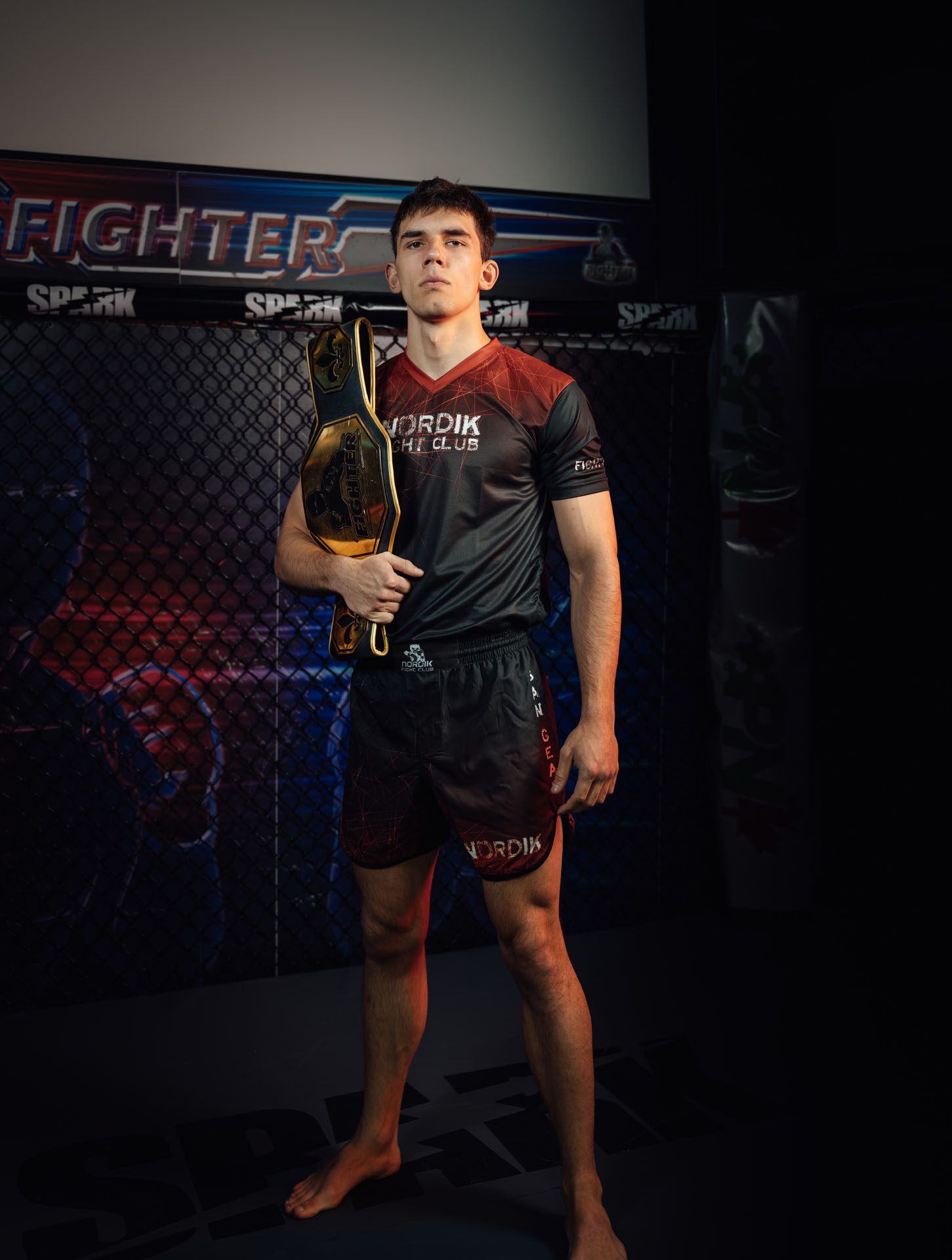 Ensemble de combat noir & rouge – Collection Nordik x SanGear